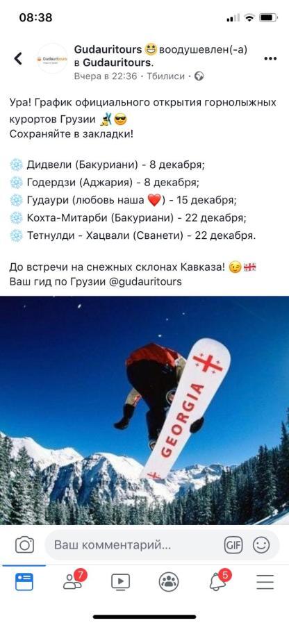 Отель Боржоми Бакуриани Экстерьер фото